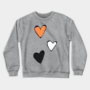 Dissociative identity disorder pride hearts Crewneck Sweatshirt